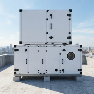 Industrial Air Handling Unit System Installed in Modern Building Ventilation Equipment Room for Climate Control and Purification - Product Image 1