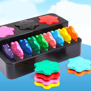 Креативный кубический пазл, детский экологически чистый восковой карандаж, конфетти, камуфляжный набор для рукоятки, Упакованные мелки - Product Image 5