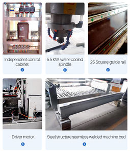 Superstar Machines 3015 Graniet Steen Cnc Graveur Marmeren Machine 3 As Steen Cnc Router Voor Grafsteen Graveren - Product Image 3