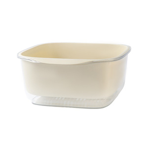 Double Layer Vegetable Washing Basin Drain <b>Basket</b> Plastic Kitchen Fruit Plate For Rinsing Vegetables And Draining - Product Image 5