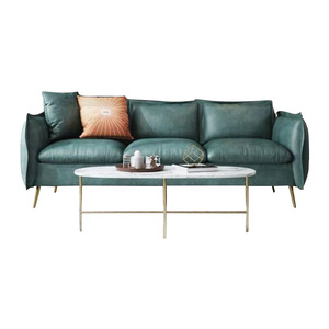Nordic Light Luxury Washable Tech Fabric <b>Sofa</b> Three Seater Latex Cushion <b>Sofa</b> For Bedroom Apartment Small Living Room - Product Image 1