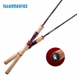 Caña de Pescar Shimano Scorpion, 2.5 Secciones, Acción Media Rápida, para Pesca de Lubina, Color Rojo - Product Image 2