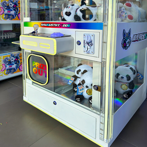 ตู้คีบตุ๊กตาหยอดเหรียญพร้อมเสียง<span class=keywords><strong>เพลง</strong></span>และไฟ มีช่องรับธนบัตร เกมส์น่าสนใจสำหรับเด็กและศูนย์เกมส์ - Product Image 5