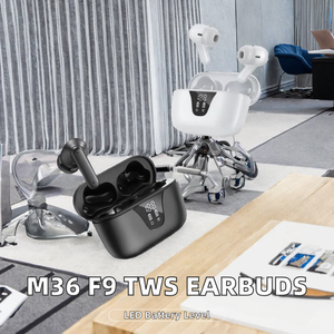 Mẫu Miễn Phí Vận Chuyển M36 Tai Nghe F9 Earbuds LED Hiển Thị Ngân Hàng Điện TWS Chơi Game Tai Nghe Không Dây Trong Tai Yếu Tố Hình Thức Airoha Jl - Product Image 2