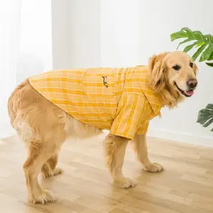 3XL ~ 8XL модная клетчатая одежда для милых собак Ньюфаундленда