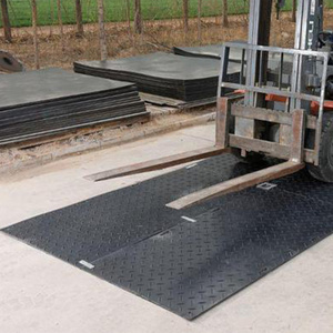 Zspe tùy chỉnh công nghiệp PE lát tấm xây dựng mặt đất bảo vệ sàn tạm thời HDPE nhựa Đầm Lầy đường mat - Product Image 2