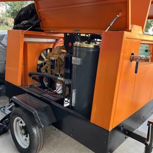 Airkingcompressor 11bar 11m3/Min 78kW <span class=keywords><strong>Diesel</strong></span> Mobiler Luftkompressor Dieselmotor-Betriebener Luftkompressor - Product Image 3