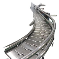 Nouveau convoyeur à rouleaux flexible électrique en acier inoxydable de qualité industrielle moteur de roulement à courroie en caoutchouc PU pour restaurant de vente au détail