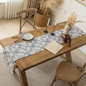 Camino de mesa de patrón sencillo de alta calidad al por mayor para decoración de fiesta en casa camino de mesa - Product Image 3