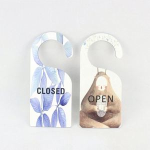 Supports de sublimation vierges de 3 mm d'épaisseur, imprimables double face, pour enseignes de porte DIY par transfert thermique, cadeau promotionnel avec logo personnalisé - Product Image 2