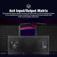 Sistema de Sonido HDL50A 4K con Altavoz Activo de Doble Línea de 10 Pulgadas y 8000W con DSP, Ideal para Bodas y Eventos Corporativos