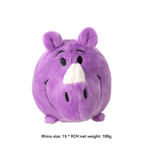 Jouet en peluche pour chien avec vessie en caoutchouc, mignon, zoo, 6 sons et sans danger pour les dents, jouets pour animaux de compagnie de différentes tailles - Product Image 6