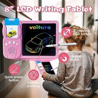 Tablette de dessin et d'écriture pour tout-petits, cartes flash bilingues parlantes anglais-français pour enfants de 3 à 12 ans, jouets sensoriels pour enfants autistes