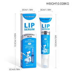 Suero Labial con Ácido Hialurónico y Cabezal de Masaje, Hidratante, Anti-Resequedad, Reduce las Líneas Finas, Repara los Labios Agrietados, Aceite para el Cuidado de los Labios - Product Image 6