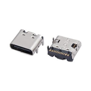 Conector Hembra USB Tipo C de 5 Pines, Revestimiento Au 3U'', Montaje en PCB, Material PA9T UL94V-0, Corriente Nominal de 5A - Product Image 4