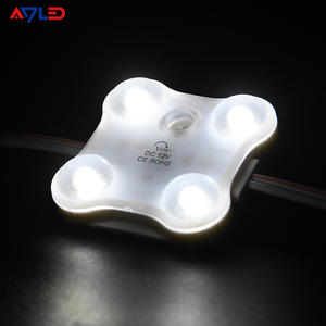 Module publicitaire LED carré 12V pour intérieur, ruban LED adhésif rouge 3M, 6500K, rétroéclairage, module ultrasonique SMD2835 LED pour enseigne étanche - Product Image 3