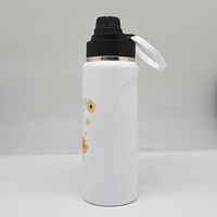 Botella de Agua Deportiva de Acero Inoxidable 304 de Bajo Precio, 950 ml, Aislada al Vacío, con Pantalla de Temperatura, Mantiene el Calor por 12-24 Horas