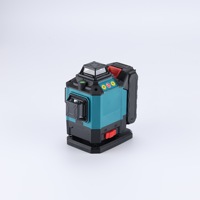 Niveau laser automatique de haute précision Zhenyao Modèle 01, vert 635-680nm, pour extérieur, mur et sol, batterie lithium 21V, 5mm