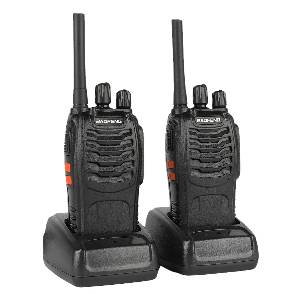 BaoFeng bf 888S Walkie Talkie portabel Baofeng bf-888S UHF 400-480, handy talky radio nirkabel 2 arah