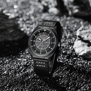 NAVIFORCE 9281L Casual Quartz Watch Leather Strap Calendar Wrist Watches for Man Business Male <b>Clock</b> Relogio Masculino Gifts - Product Image 5