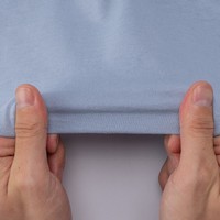 Hochwertige individuelle farbe einfarbig atmungsaktiv 95% Baumwolle 5% Elasthan t-shirt Jersey gestrickt einzelner Jersey Stoff