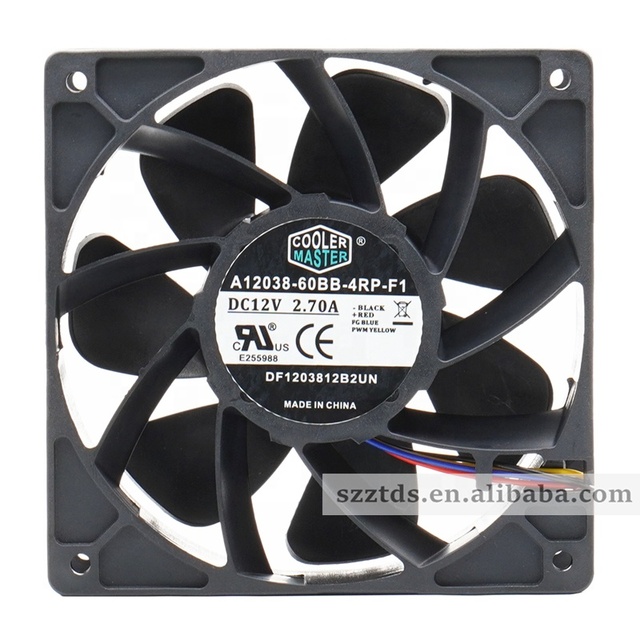 DF1203812B2UN New and Original 12CM Fan 4Pin PWM 12038 High Speed 6000RPM 12v 2.70a 12X12X3.8cm 120mm Axial Flow Cooling Fans