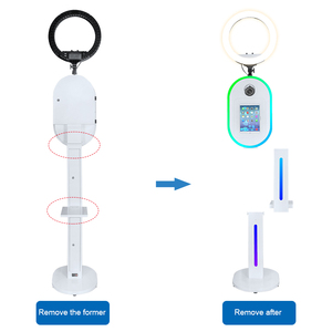 Machine Photobooth Portable pour Fêtes de Noël et Réveillon, avec Flash, <span class=keywords><strong>Parapluie</strong></span> et Ventilateur, pour Appareils Photo Reflex et iPad - Product Image 3