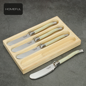 Promotion <span class=keywords><strong>Laguiole</strong></span> <span class=keywords><strong>Fromage</strong></span> et Beurre Couteau Ensemble Couleur Personnalisée ABS Poignée Matériau Métallique - Product Image 3