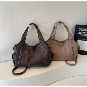Retro-Trend-Tragetasche, modische Handtasche, Umhängetasche mit großem Fassungsvermögen, Wickeltasche - Product Image 2