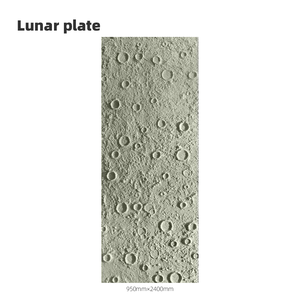 Panneaux en pierre lunaire PU, plusieurs tailles, imperméables, ignifuges, résistants aux UV, pour la décoration murale intérieure et extérieure des villas - Product Image 1