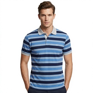 Proveedor OEM Indio de Camisetas de Algodón Piqué para Hombre, Tallas Grandes, Transpirables, Ecológicas, al por Mayor - Product Image 1