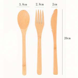 Juego de Cubiertos de Bambú Portátil para Viaje, con Palillos, Cuchara, Pajita y Bolsa de Tela, Juego de Seis Piezas con Logotipo Personalizado - Product Image 6