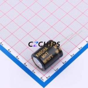 Condensateur électrolytique en aluminium à montage traversant DHT400M686N205S1AA, montage traversant, D18xL20mm 68uF 20% 400V 410mA-120Hz - Product Image 2