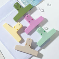 Carpeta de archivos y boletos personalizada barata, logotipo personalizado, impresión UV de doble cara, Clips de plástico para billetes, Clips de plástico para libros, Moq bajo