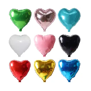 18inch Valentine's Day Heart Inflatable Helium Balloon Birthday Party Decoration Kids Foil Balloons Adult Wedding Supplies