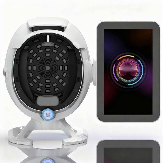 Quality Certification AI Intelligent Image Skin Analyzer with 8 Spectrum and 36 Million pixel for Face Moisture and Oil Analysis