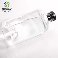 Vente directe d'usine Fabrication de bouteilles en verre de haute qualité Vodka Whisky Rhum et bouteilles en verre avec capacité personnalisable