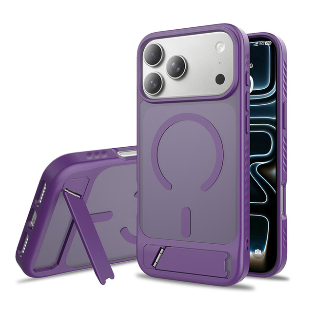 Magnetic Kickstand Mobile Cases N52 Wireless Charging Daily Use Phone Covers Wholesale for iPhone 18 16 15 14 13 Plus 17 Pro Max