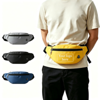 Sac banane personnalisé avec votre logo, pour homme et femme, imperméable, pour le sport, la randonnée, la course à pied, avec sangle réglable