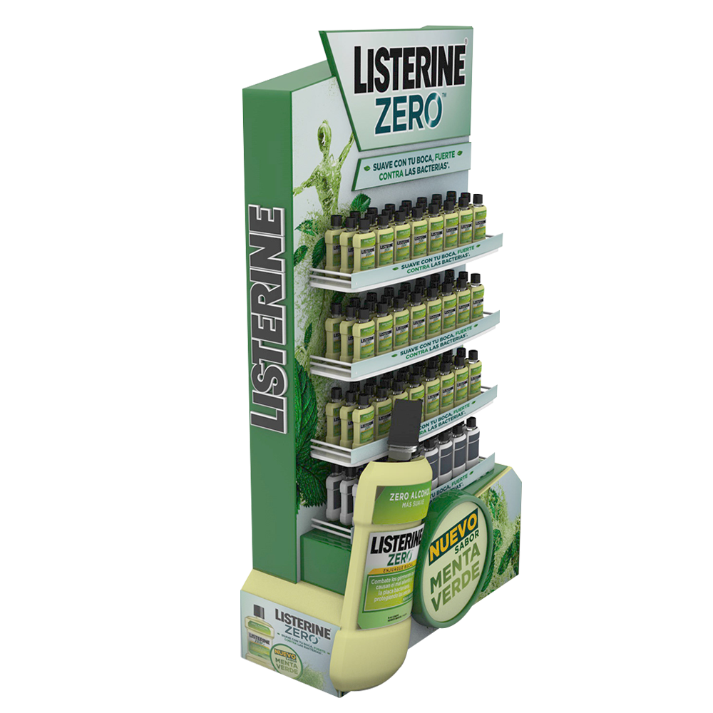 Apache Modern Customized Personal Care Mouthwash Display Racks Metal Stand for Store Display — view 6