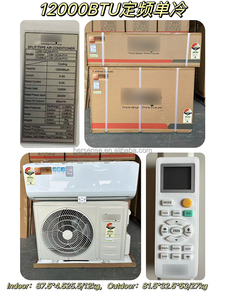 เครื่องปรับอากาศติดผนังแบบอินเวอร์เตอร์ OEM 220V AC 1.5 แรงม้า 12000 BTU ระบบทำความเย็น พร้อมสต็อก แบบแยกส่วน เปิด-ปิด - Product Image 5