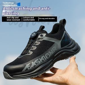 أحذية جديدة مضادة للتحطم ومضادة للاختراق مريحة وقابلة للتنفس مع إبزيم حر أحذية أمان دوارة - Product Image 4