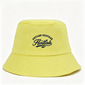 Wholesale Custom Embroidery Design Logo Spring and Summer Fisherman <b>Reversible</b> Cotton Panama Fisherman <b>Bucket</b> <b>Hat</b> for Adult Kids - Product Image 3