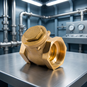 Clapet anti-retour horizontal en laiton avec filetage femelle BSP pour système de conduite d'eau de yacht marin - Product Image 5