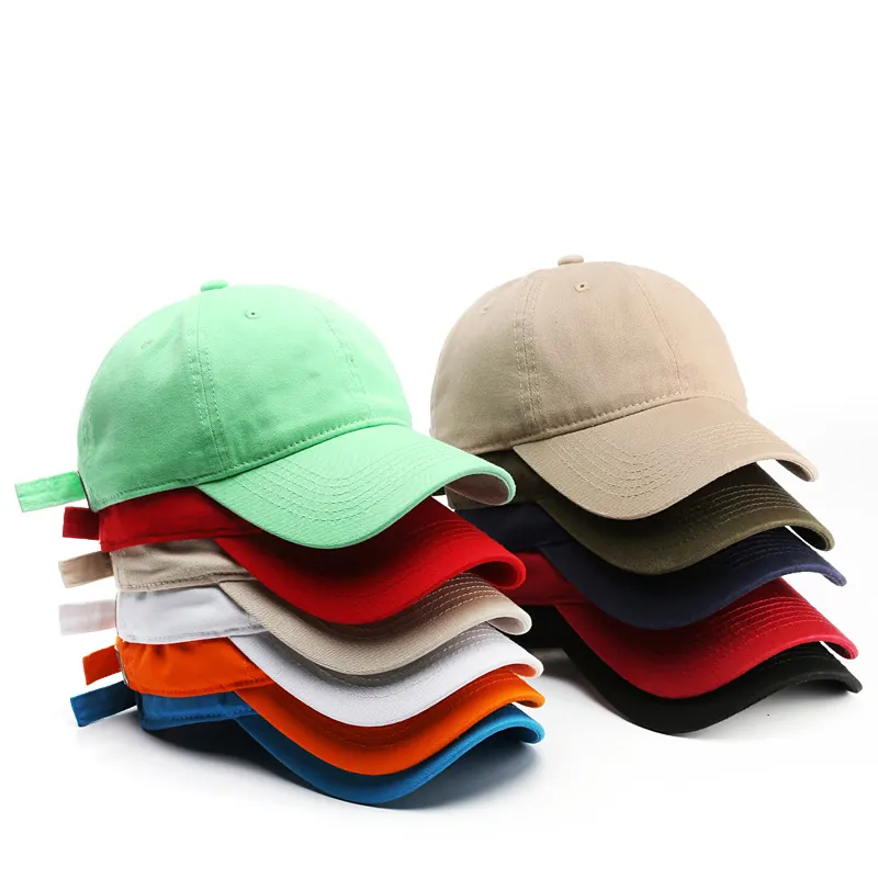 OEM custom logo flex fit unisex men plain cotton snapback baseball cap