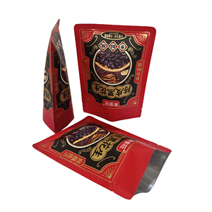 Tùy chỉnh nhôm lá đứng lên Dây Kéo Túi cấp thực phẩm cho khô gia vị mì Pizza thức ăn vật nuôi Matte kết thúc - Product Image 5