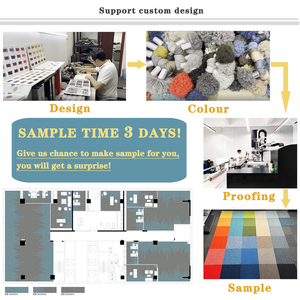 Nieuwe Modulaire Comfortabele Vloertapijt Commerciële 100% Polypropyleen Tapijttegel Met Pvc-Rug - Product Image 5