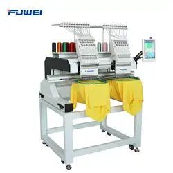 Fuwei Máy Thêu Mũ Vi Tính 2 Đầu 12/15 Kim Máy Thêu Hai Đầu Máy Thêu Thương Mại - Product Image 4