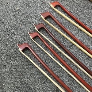 Arcos de Violín de madera de Brasil octogonales de alta calidad a <span class=keywords><strong>precio</strong></span> barato chino a la venta con pelo de caballo imitar pescado Whiskerssilver-plate - Product Image 5