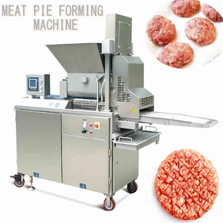 Fully Automatic Hamburger Patty Forming Mechanical Production Line Beef Meat Making Machine